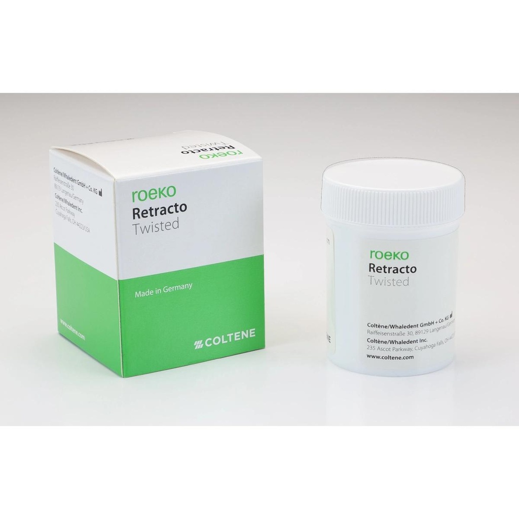 ROEKO Retracto, Twisted Retraction Cord, Non-Impregnated, 0 x-fine