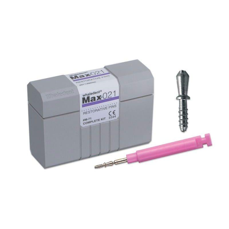 MAX Restorative Pins Drills Blue, .017 x .075 '' / .425 x 1.9 mm, Depth-Limiting