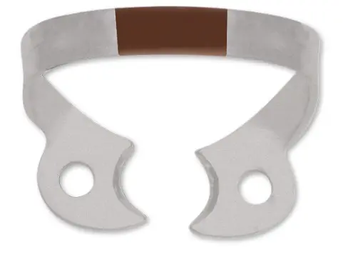 HYGENIC FIESTA Color Coded Matte Finish Wingless Clamp #W2 Premolars And Upper Incisors