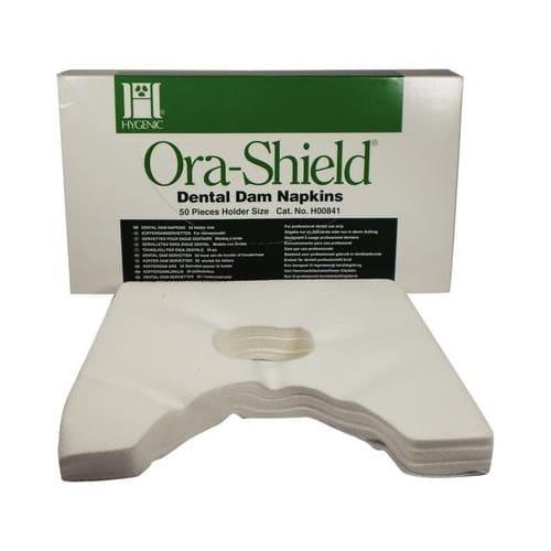 HYGENIC ORA-SHIELD® Dental Dam Napkins - Large Size - Fits Holder