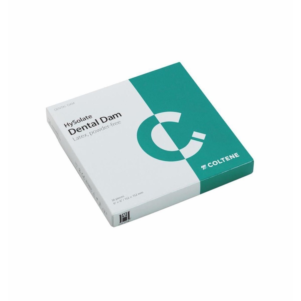 HySolate Latex Dental Dam Green thin 152x152