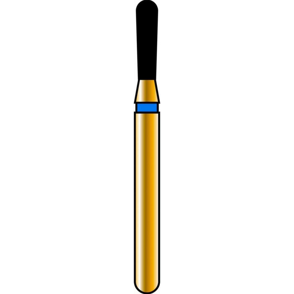 Pear Gold Diamond Burs