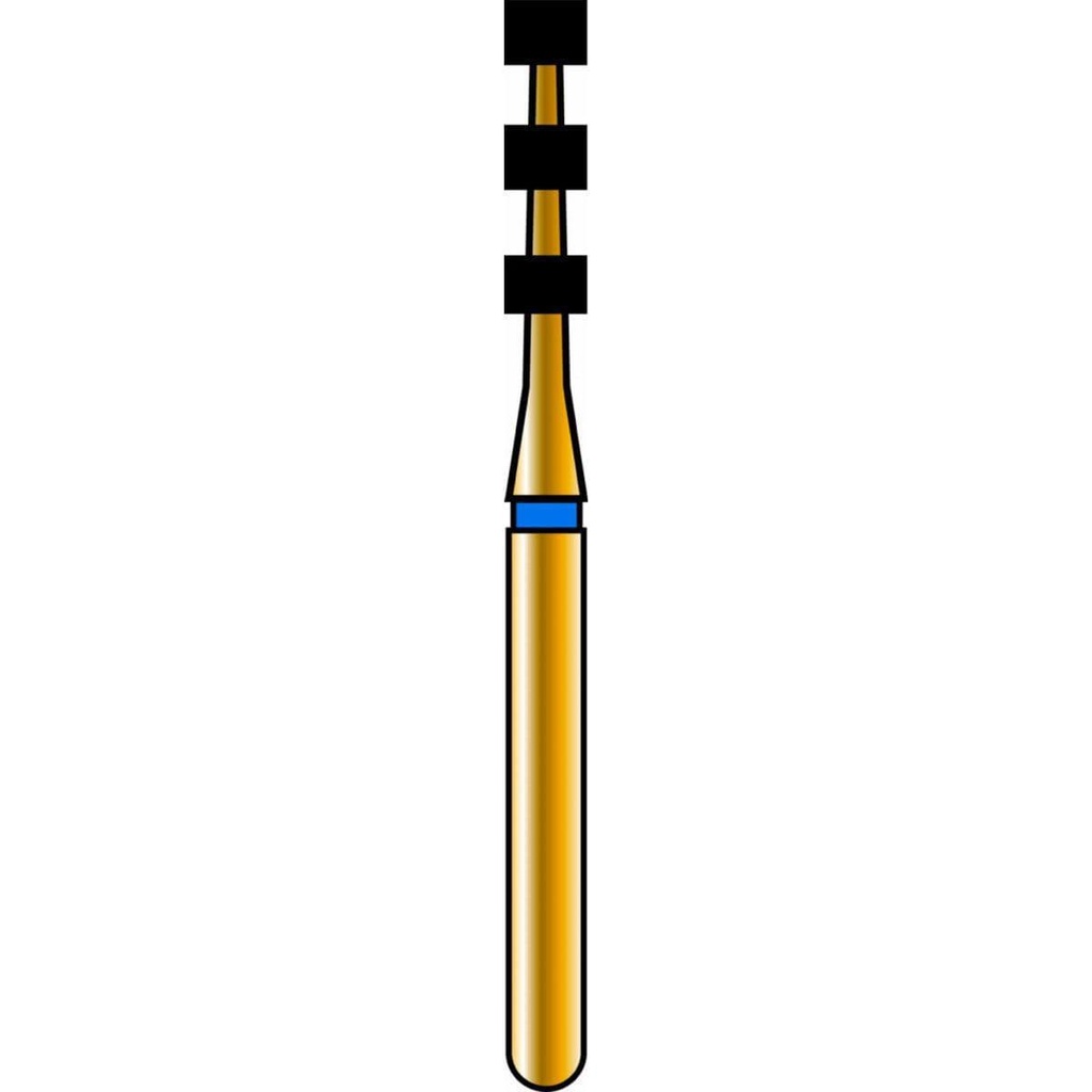 Depth Cutting Gold Diamond Bur, 2.1-6.8mm, Medium Grit