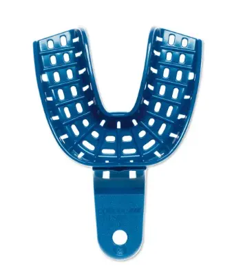 Autoclavable Plastic Impression Trays - Lower / Medium - 12 pk