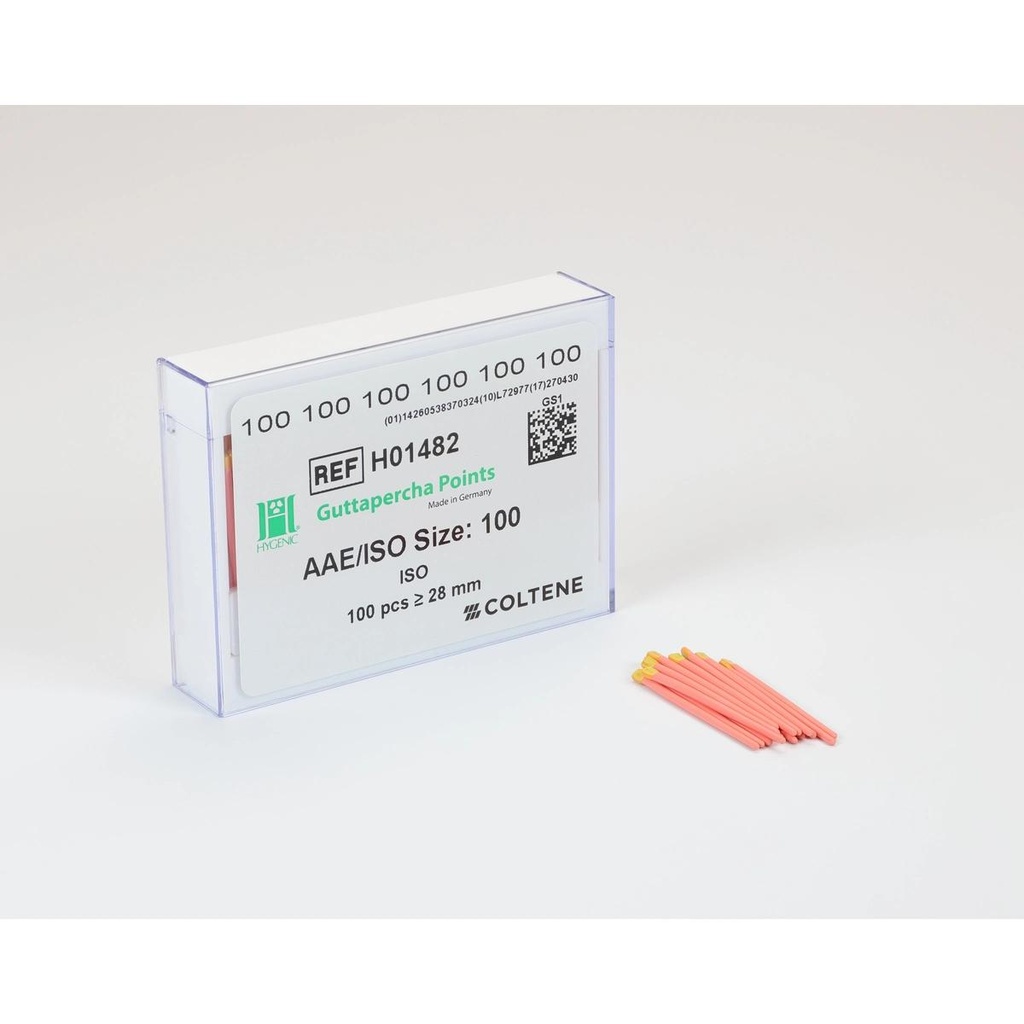 HYGENIC Guttapercha Points Pink ISO 100