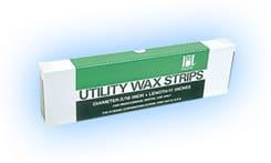 Hygenic Utility Wax Strips - White Round 11" x 3/16", Box of 80