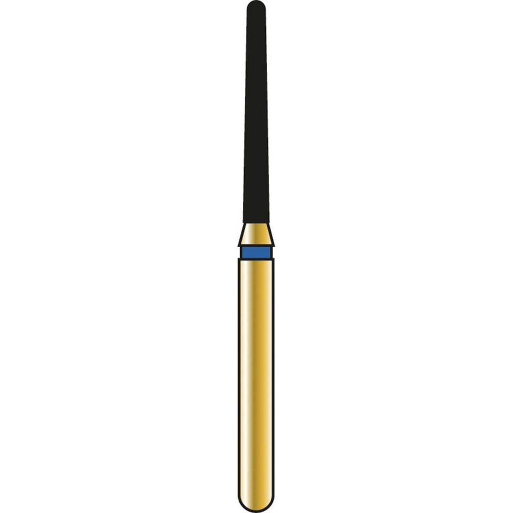 Round End Taper Gold Diamond Burs