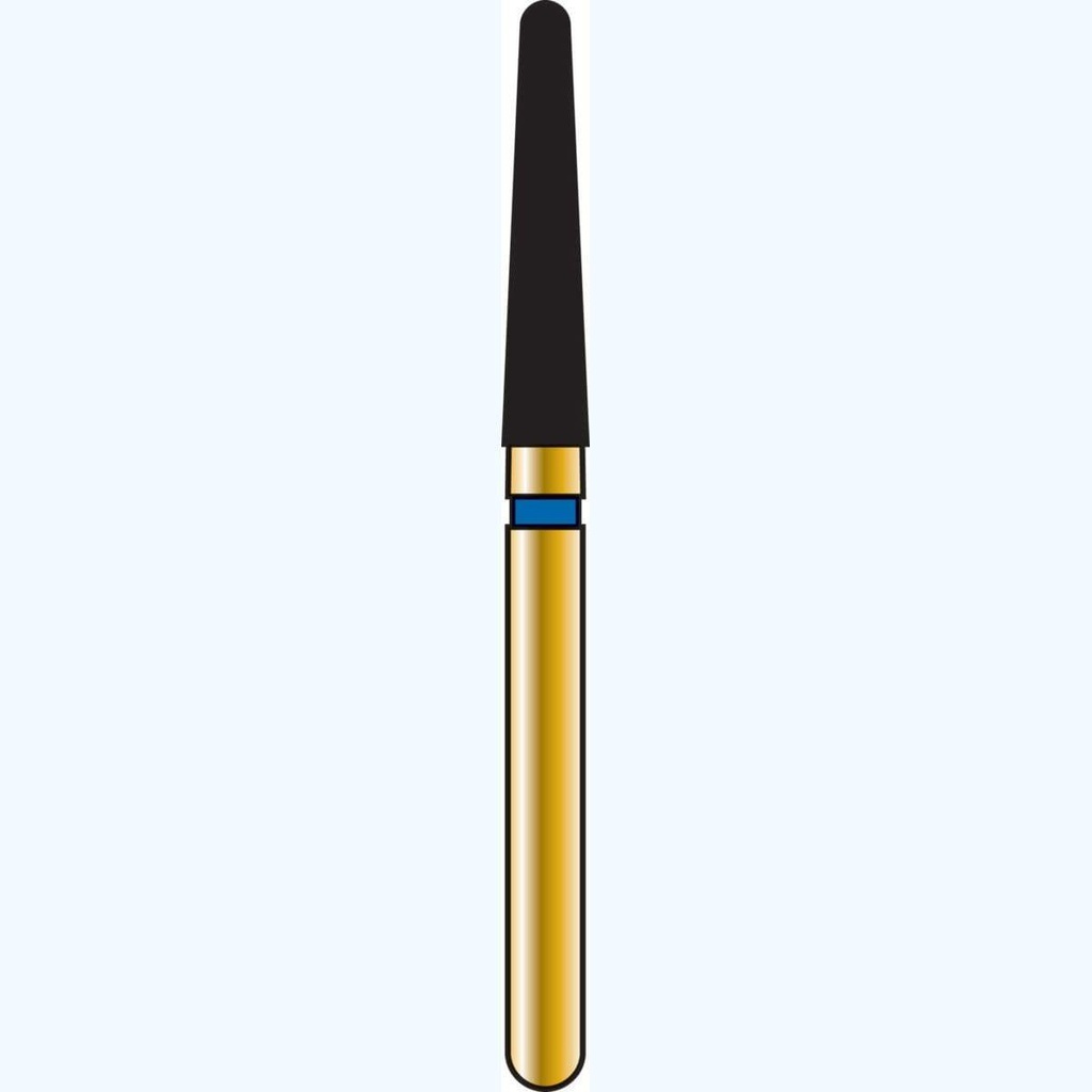 Round End Taper Gold Diamond Burs