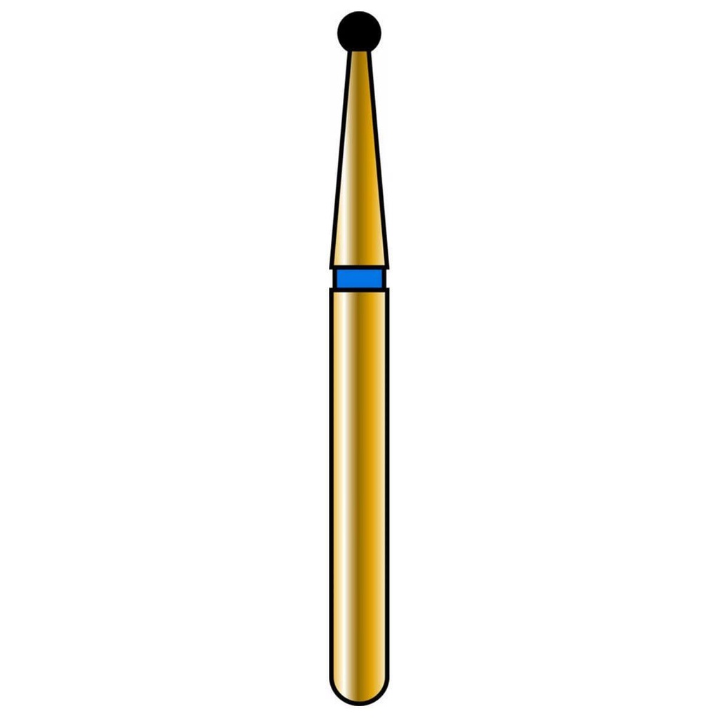 Round Gold Diamond Burs