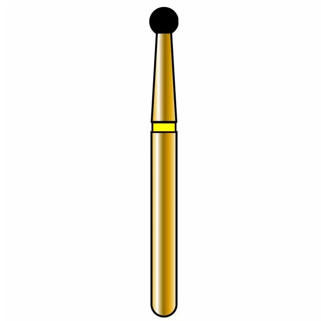 Round Gold Diamond Burs