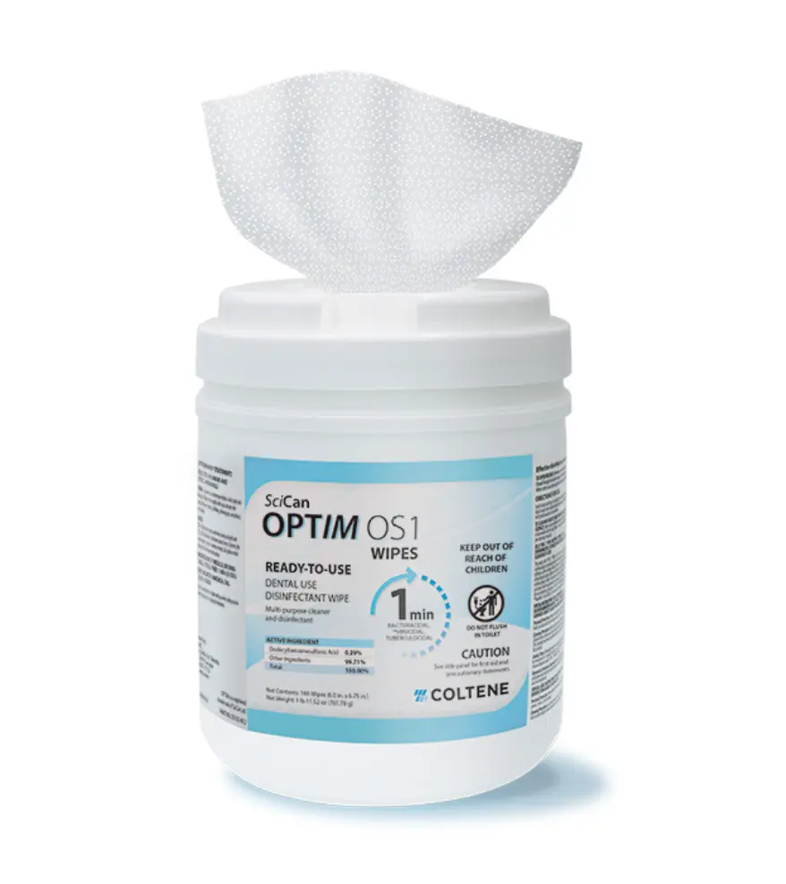 OPTIM OS1 Disinfecting Wipes [6x6] Canister