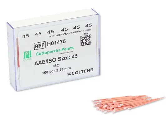 HYGENIC Guttapercha Points Pink ISO 45, 100pc