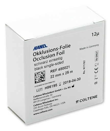 [480023] Hanel Occlusion Foil 12µ 1Sided Green 22mm, 25 m