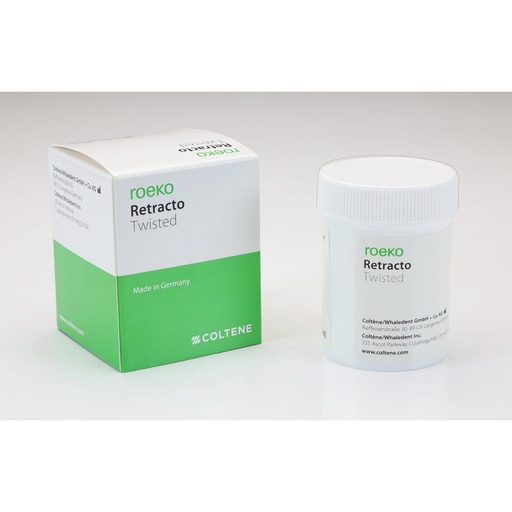 [523000] ROEKO Retracto, Twisted Retraction Cord, Non-Impregnated, 0 x-fine