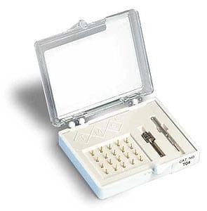 [T07] TMS Complete-Kit, Regular Gold, Gold-Plated Stainless Steel, 2in1