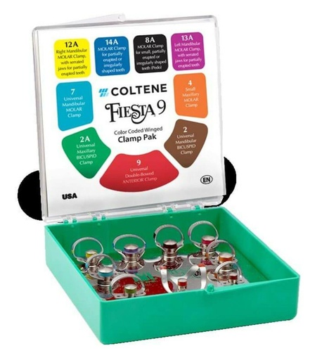 [H09956] HYGENIC FIESTA Color Coded Clamp Organizer