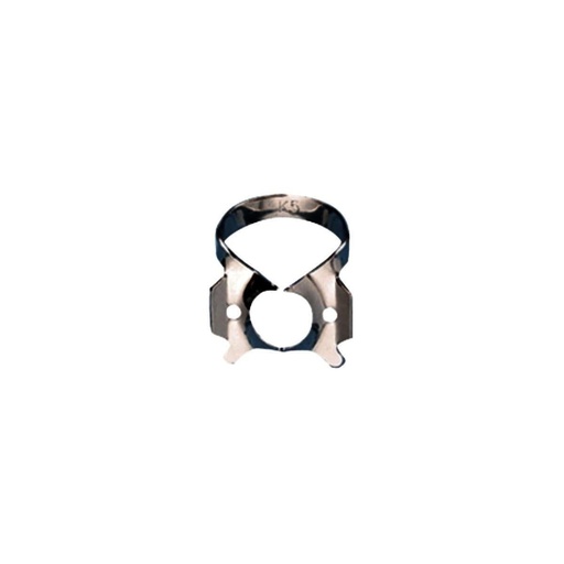 [H02802] HYGENIC FIESTA Color Coded Matte Finish Wingless Clamp #W14A Downward Sloped Jaws For Large, Partial