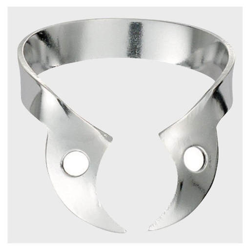 [H02803] HYGENIC FIESTA Color Coded Matte Finish Wingless Clamp #W56 Universal Molar Clamp