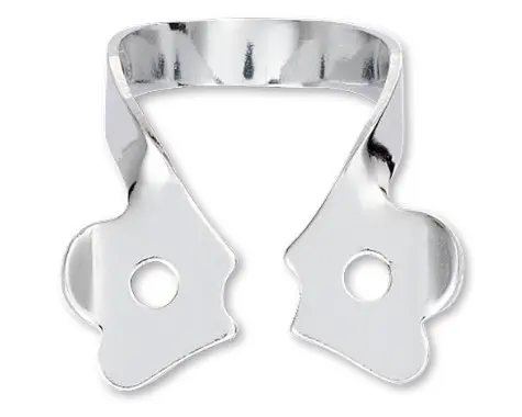 [H02762] HYGENIC Gloss Finish Winged Clamp #00 - Upper &amp; Lower Premolar, Anterior