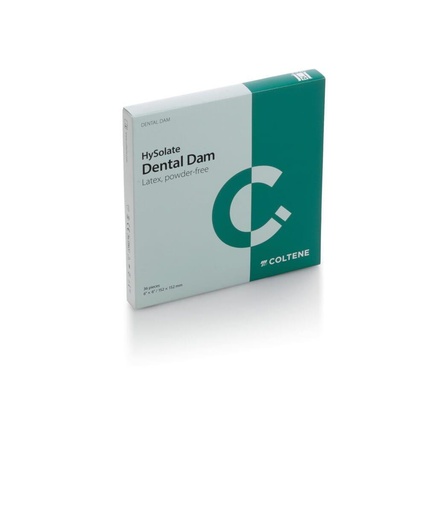 [60034421] HySolate Latex Dental Dam Green x-heavy 152x152