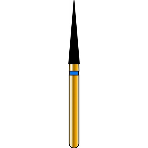 [G859-314-018-10.0-F] Needle Gold Diamond Burs