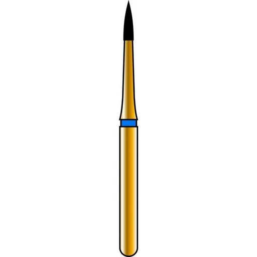 [G889-314-009-03.5-M] Flame Gold Diamond Burs