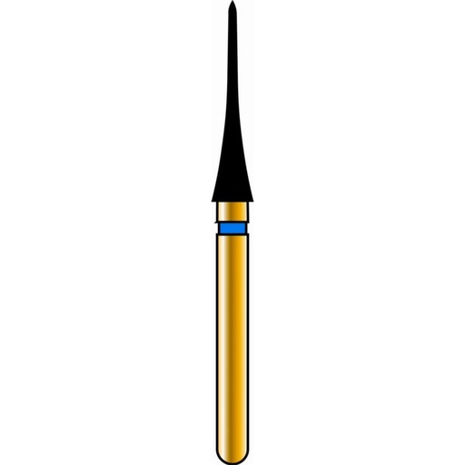 [G392-314-021-10.0-M] Interproximal Gold Diamond Burs