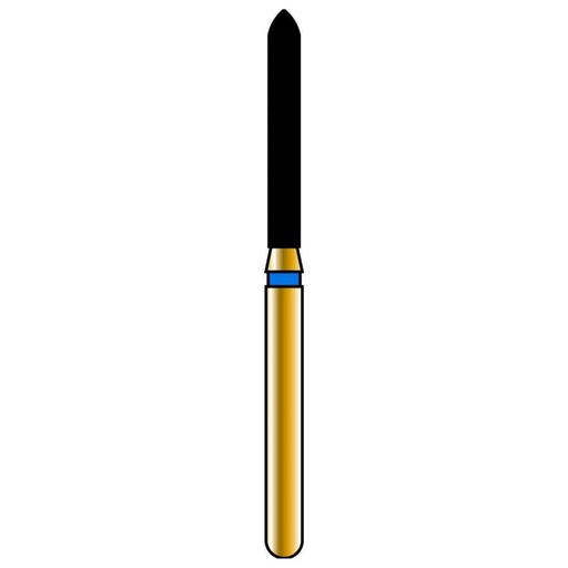 [G879-314-014-10.0-M] Torpedo Gold Diamond Burs