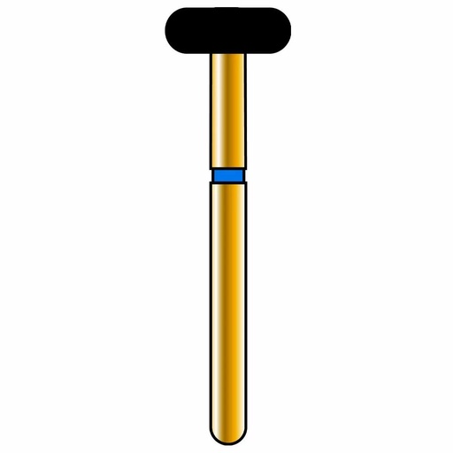 [G909-314-055-02.0-M] Wheel Gold Diamond Burs