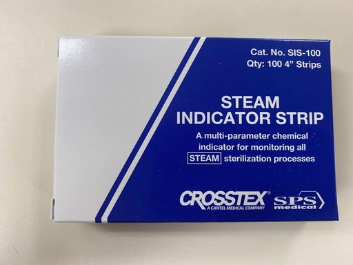 [SIS-100] Autoclave (Steam) Process Indicator Test Strips SIS100