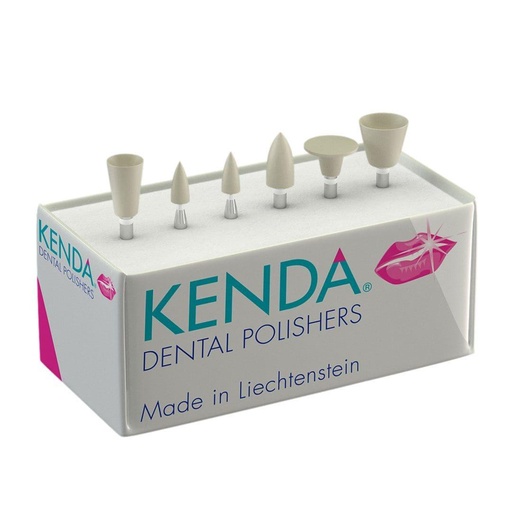 [0308.006A] Kenda Maximus Dental Polishers - for Composite and Hybrid-Ceramic, Assortment, RA, 6pcs