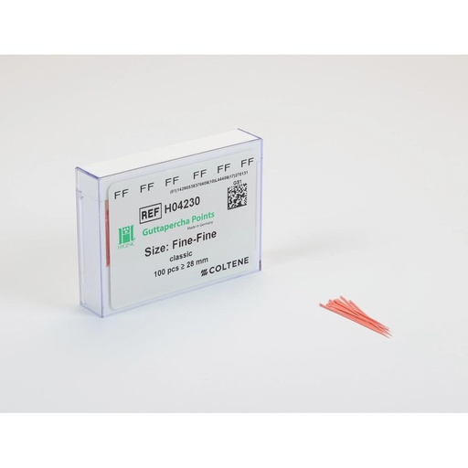 [H04231] HYGENIC Guttapercha Points Pink Classic MF