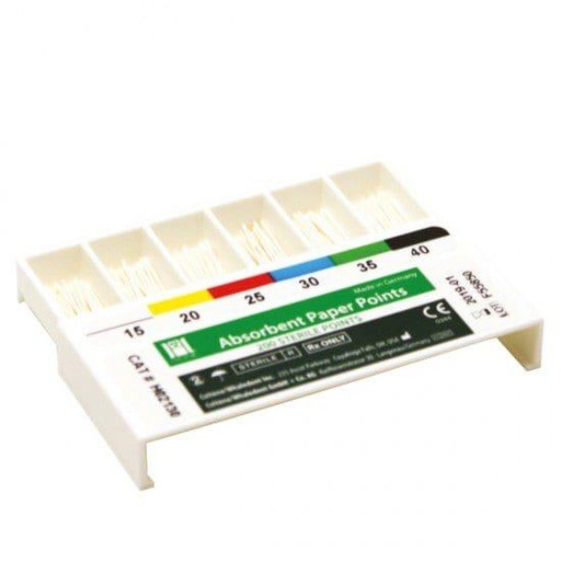 [H02131] HYGENIC Paper Points White ISO 45-80