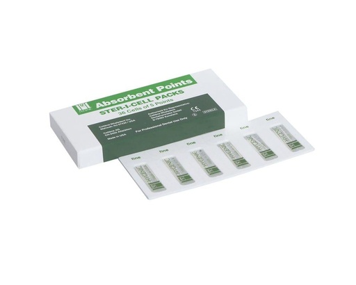 [H03206] HYGENIC Ster-I-Cell Paper Points White Conventional XC