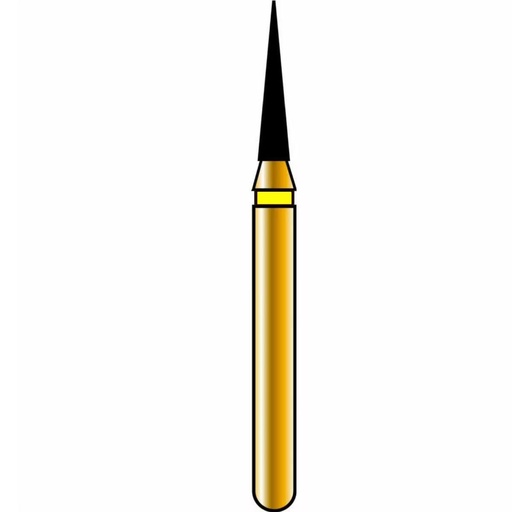 [G852-314-012-06.0-EF] Needle Gold Diamond Burs