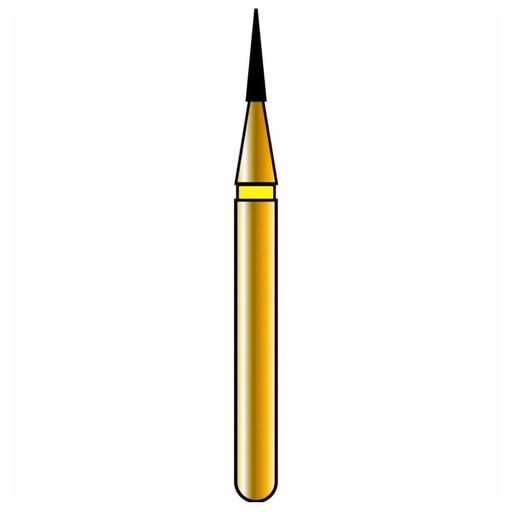 [G853-314-008-03.5-EF] Needle Gold Diamond Burs