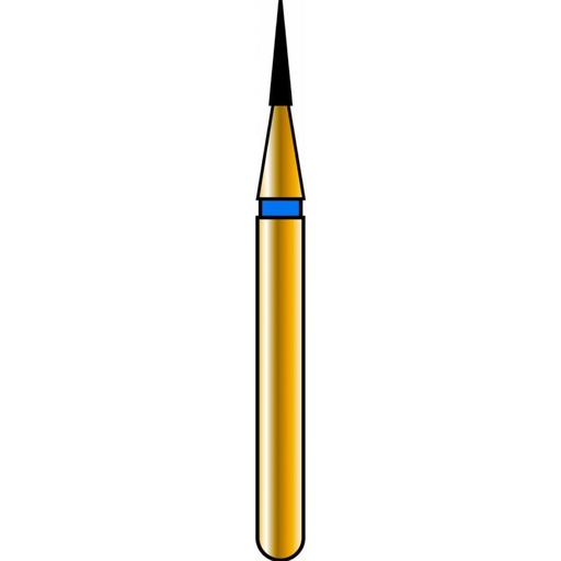 [G853-314-008-03.5-M] Needle Gold Diamond Burs