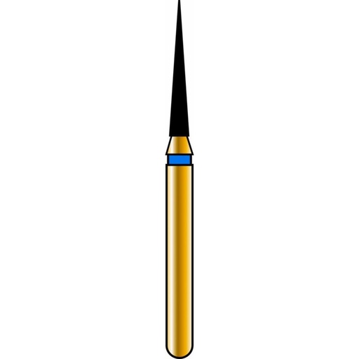 [G858-313-012-08.0-M] Needle Gold Diamond Burs