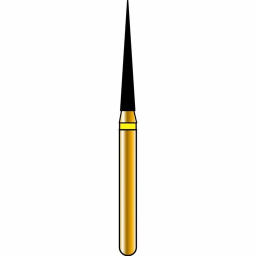 [G859-314-018-10.0-EF] Needle Gold Diamond Burs