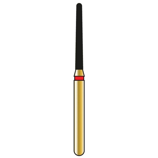 [G850-314-012-10.0-F] Round End Taper Gold Diamond Burs