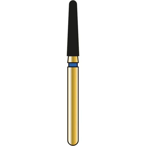 [G850-314-018-08.0-M] Round End Taper Gold Diamond Burs