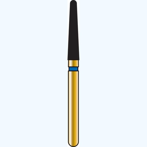 [G856-314-018-09.0-M] Round End Taper Gold Diamond Burs