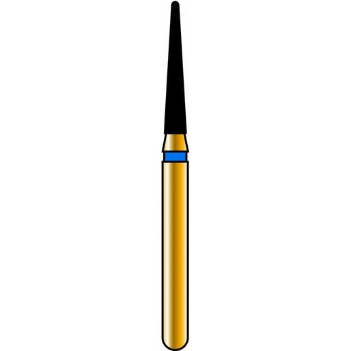 [G856N-314-014-08.0-M] Round End Taper Gold Diamond Burs