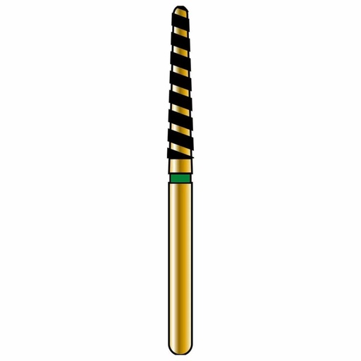 [G850T-314-018-10.0-C] Round End Taper TurboCut Diamond Burs