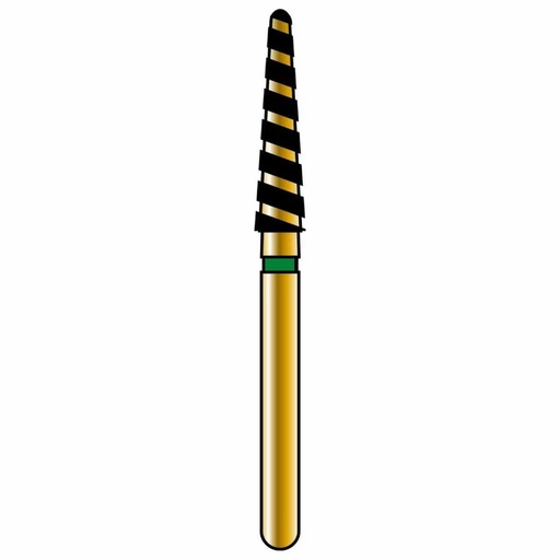 [G856T-314-021-09.0-C] Round End Taper TurboCut Diamond Burs