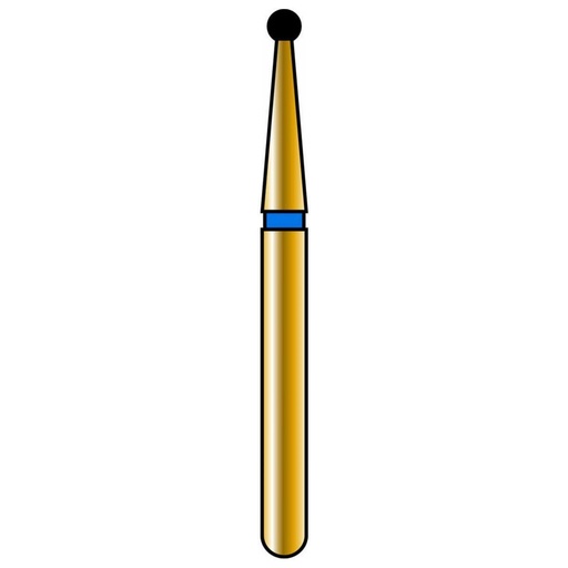 [G801-314-012-01.2-M] Round Gold Diamond Burs