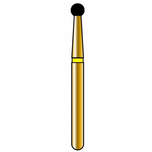 [G801-314-018-01.8-EF] Round Gold Diamond Burs