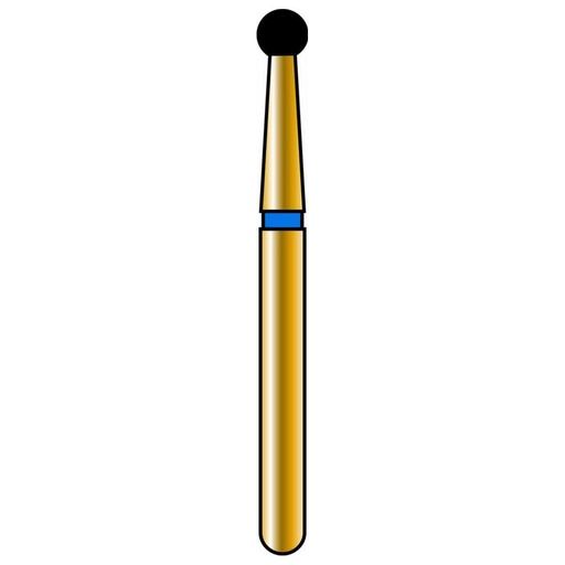 [G801-314-018-01.8-M] Round Gold Diamond Burs