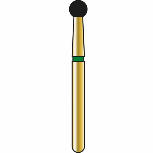 [G801-314-023-02.3-C] Round Gold Diamond Burs