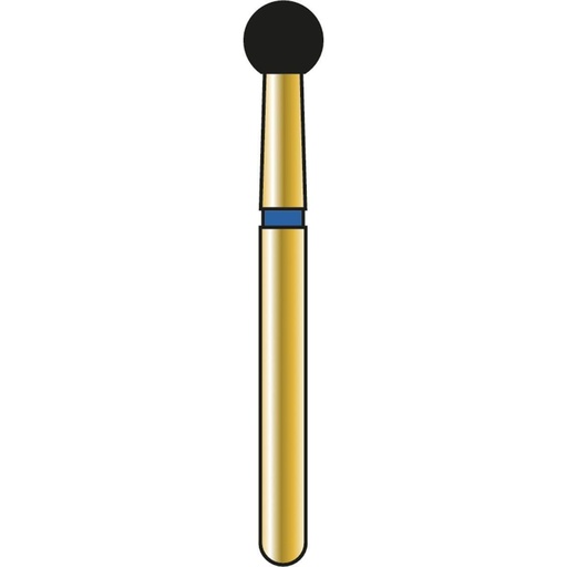 [G801-314-027-02.7-M] Round Gold Diamond Burs